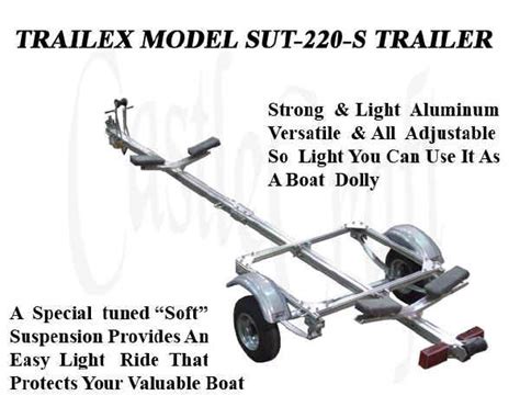Trailex Sut 220 S Trailer Sut 200 S Kayak Trailer Sailboat Trailer