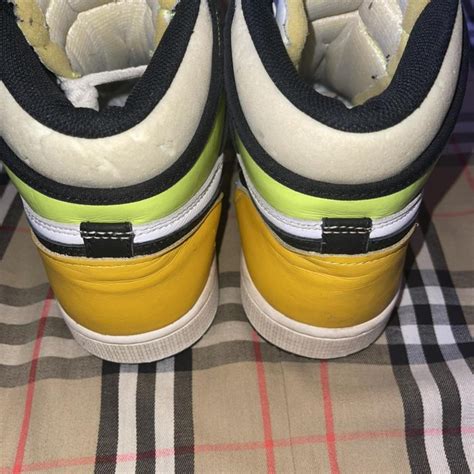Nike Jordan 1 Volt Gold In A Size 10 Beaters With Depop
