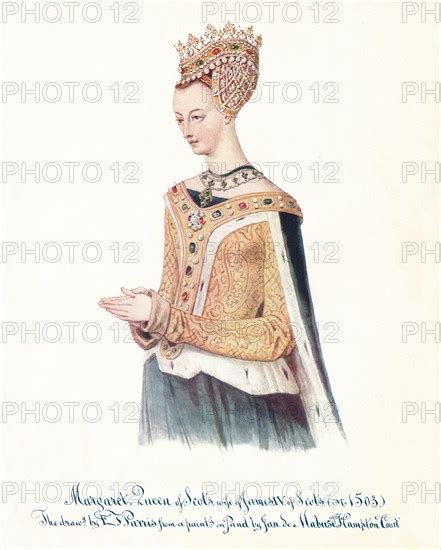Margaret Queen Of Scots Wife Of James Iv Of Scots 1912 Artist Edmund Thom Photo12