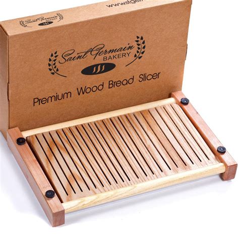 Premium Wooden Bread Slicer Board Foldable Saint Germain Bakery