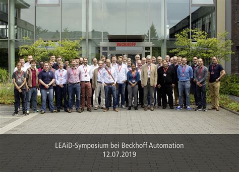 Elektrotechnik News Single Leaid Symposium 2019 Bei Der Beckhoff Automation Gmbh And Co Kg In