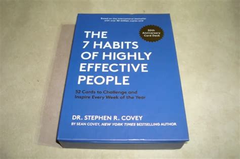 THE 7 HABITS of Highly Effective People: 30th Anniversary Card Deck $11 ...