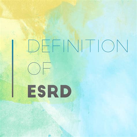 This can be due to acute tubular necrosis (nephrosis) or inflammation an acute exacerbation of renal disease may occur in some patients with chronic renal failure (acute on. Definition of ESRD (End Stage Renal Disease) | End stage renal disease, Renal disease, Renal ...