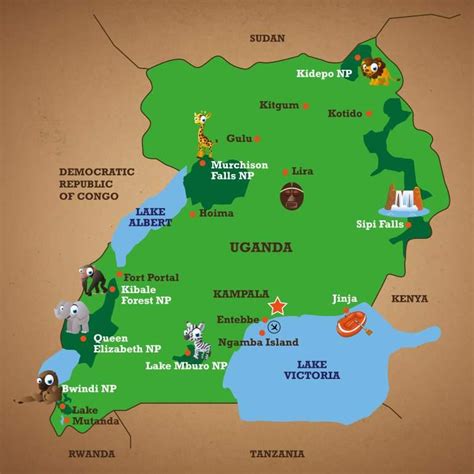 Where is uganda in the world map? combination tours, East Africa Tours, Uganda Tanzania Tours, Uganda Rwanda tours, Rwanda ...