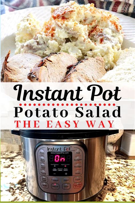 4 Minute Instant Pot Potato Salad With Eggs Through My Front Porch