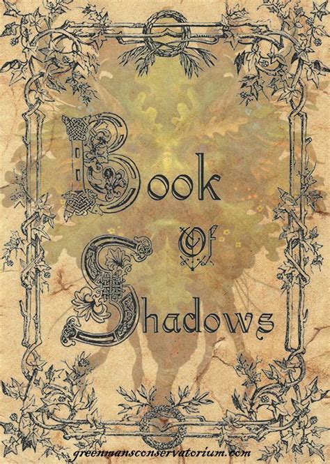 Possible Book Of Shadows Cover Page Book Of Shadows Grimoire Book