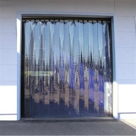White Pvc Strip Curtains For Door Size 3 Mm Thick X 200 Width At