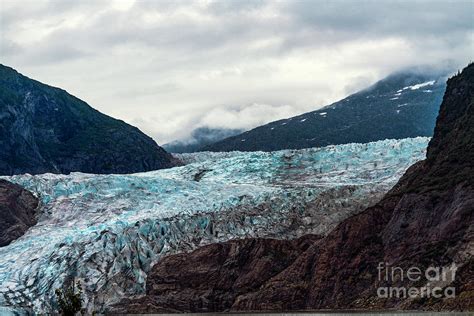 The Mendenhall Glacier From A Footpath Photograph By Kenneth Lempert