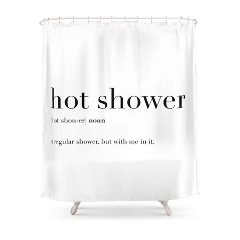 Hot Shower Definition Shower Curtain By Whitemoth 2019 Shower Diy
