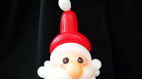 Santa Claus Balloon Tutorial Globoflexia Christmas Designs Youtube