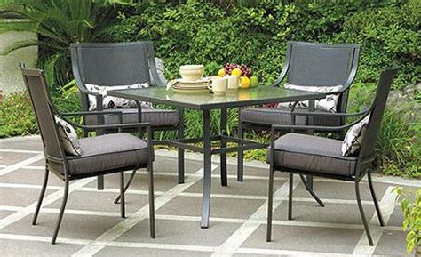 We recommend oiling them each season. Gramercy Home 5 Piece Patio Dining Table Set | Patio ...