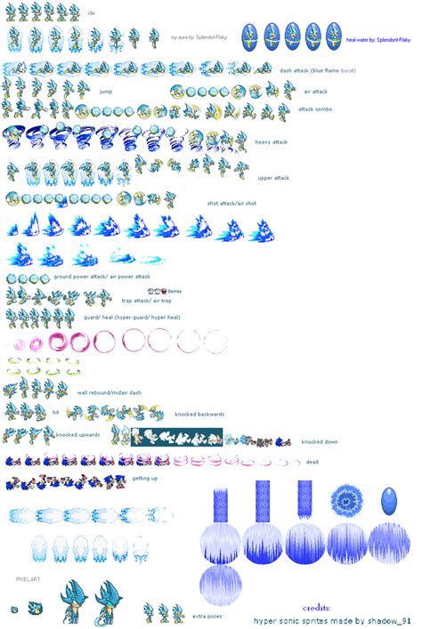 My Water Sonic Sprites By Splendont Flaky On Deviantart