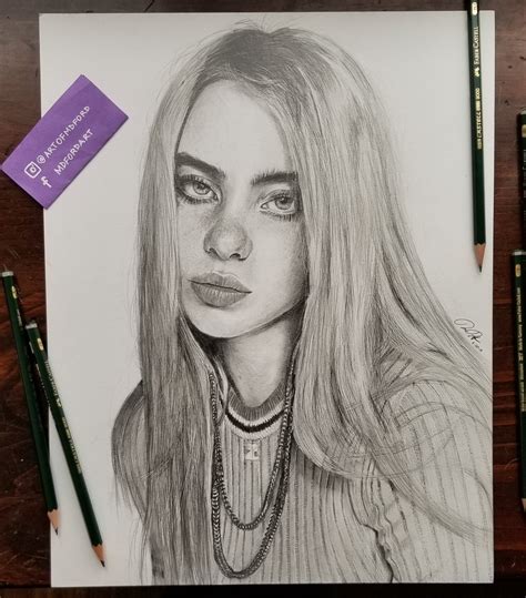 Get Inspired For Billie Eilish Drawing Tutorial Pictp