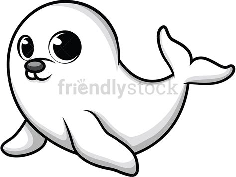 Cute Seal Drawing Free Download On Clipartmag