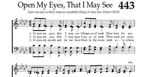 Triple The Scraps Hscrc13 Hymn 10 Open My Eyes That I May See
