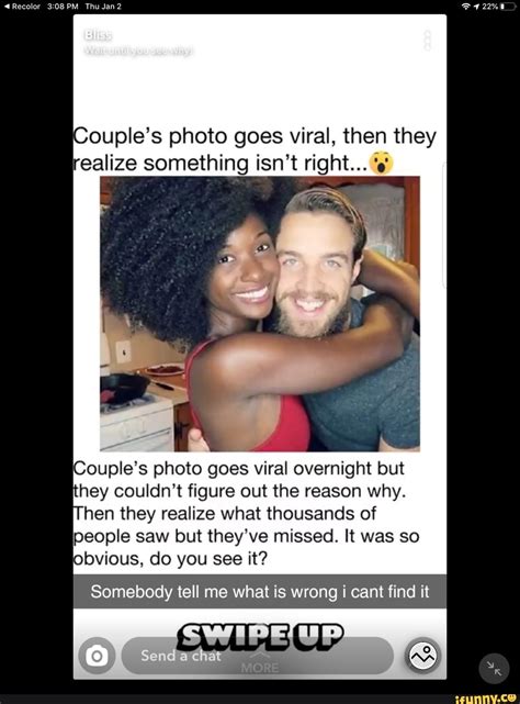 Ouple S Photo Goes Viral Then They Realize Something Isn T Right E Couple S Photo Goes Viral