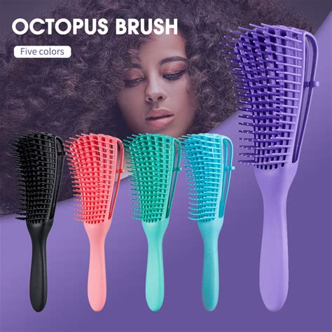 Detangling Hair Brush Scalp Massage Hair Comb Octopus Brush For Wet Curly Hairbrush Detangler