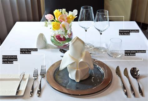 Fine Dining Table Setting Fine Dining Table Setting In Restaurant
