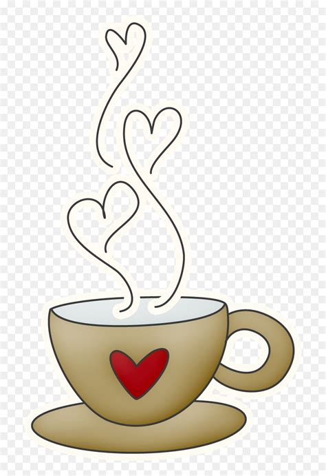 Coffee Cup Heart Clipart Clip Art Library Download Taza De Cafe