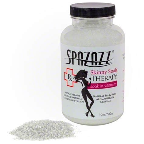 spazazz rx therapy crystals skinny soak therapy 562 g waterscape hot tubs and pools