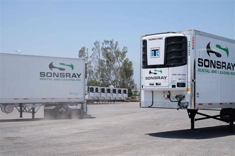 Refrigerated Trailer Rental Sonsray Rental And Leasing