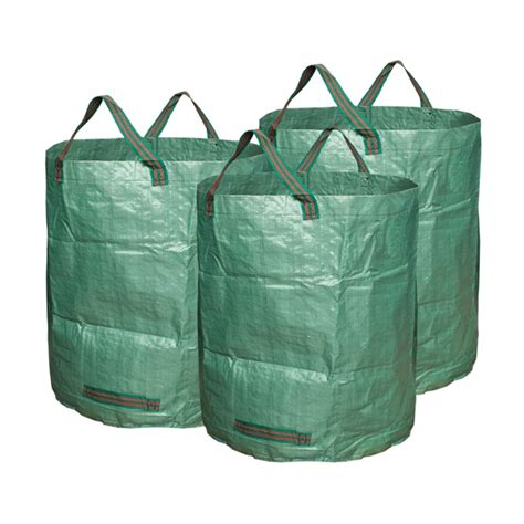 3 Pieces Garden Bags 72 Gallons Collapsible Reusable Gardening