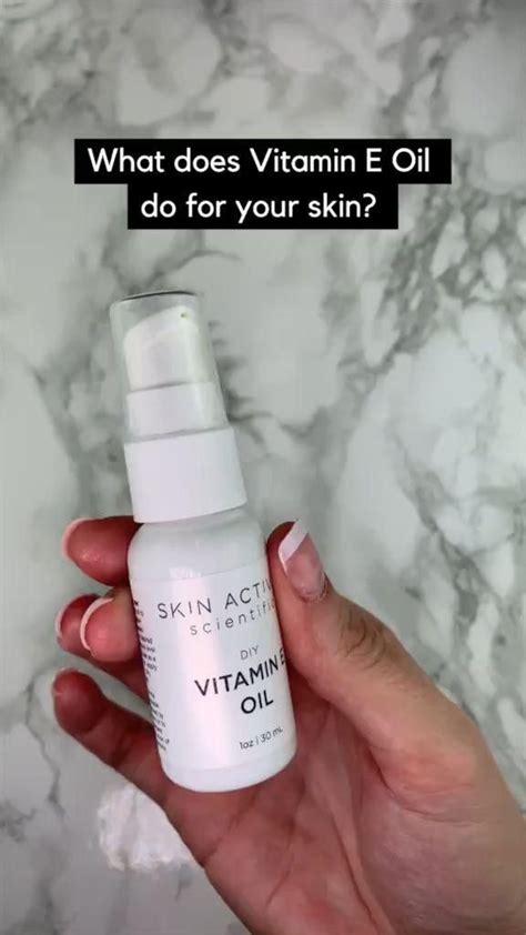 Pure Vitamin E Oil Is Good For Your Skin Video Vitamin E Oil Skin