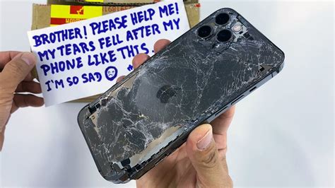 Teardown 😭 Iphone 12 Pro Max Cracked Restoration Cmc Distribution