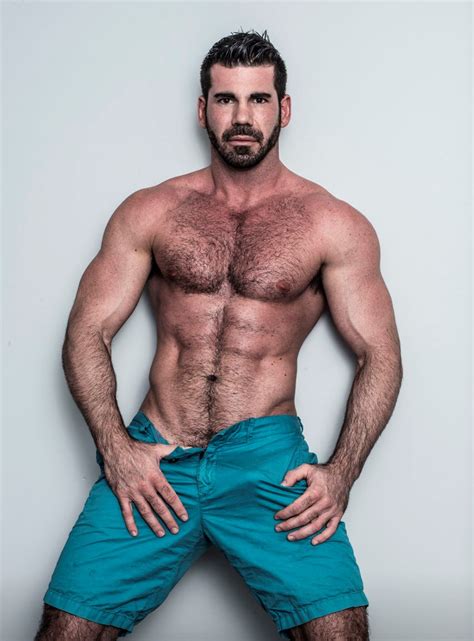 HUNK18 Shirtless Hairy Male Model Billy Santoro