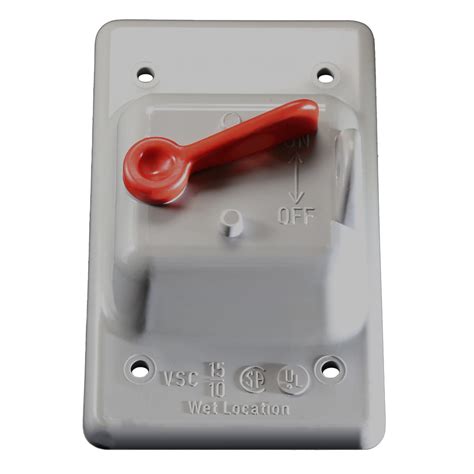 1 Gang Weatherproof Toggle Switch Cover Cantex Pvc Pipe And Fittings