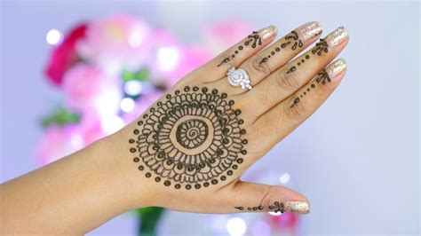 Easy Henna Designs Step By Step