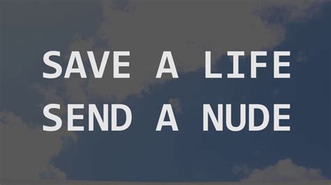 Psa Send Nudes Youtube