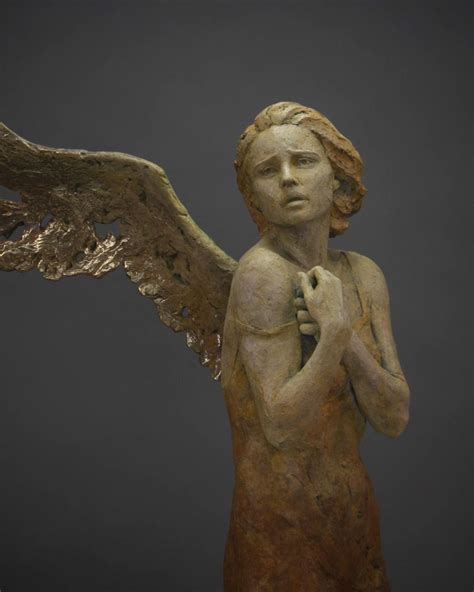 Neil Welch Celeste Contemporary Sculpture Figure Woman Angel