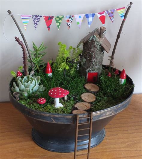 ⌂make creative mini gardens yourself: Unleash Your Imagination - Magical Fairy Garden Designs