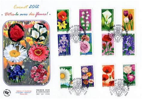 Les timbres verts sont disponibles en bureau de poste, . Timbre : Dites-le avec des fleurs ! | WikiTimbres