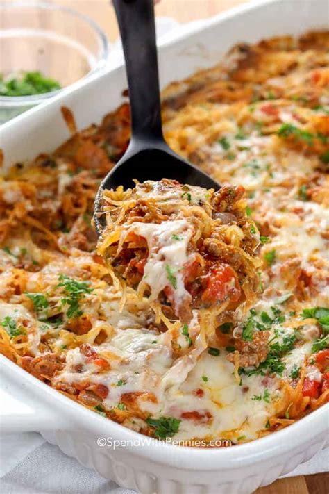 The Top 15 Ideas About Baked Spaghetti Squash Casserole Easy Recipes