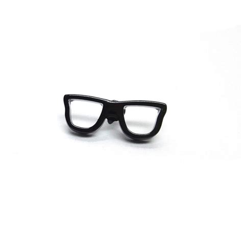 Geek Glasses Lapel Pin Badgebrooch T Geeky Nerd Hipster Specs