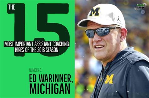 The Most Important Assistant Coaching Hires Of The Season No Ed Warinner
