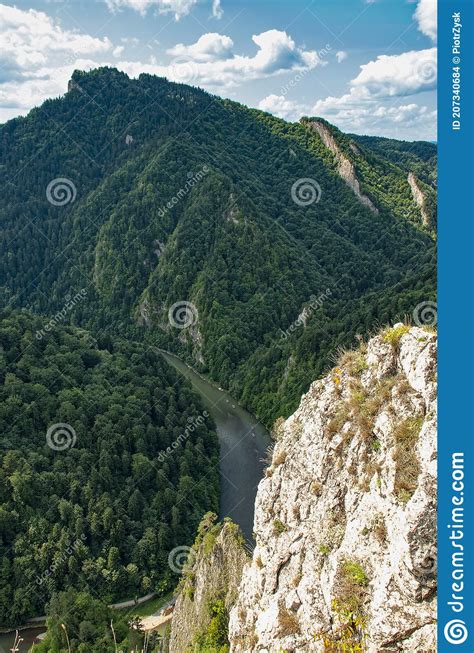 The Landscape Of The Dunajec River Gorge From The Top Of Sokolica