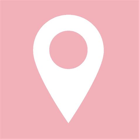 Maps Pink Icon Ícones Personalizados Ícone De App Ícones