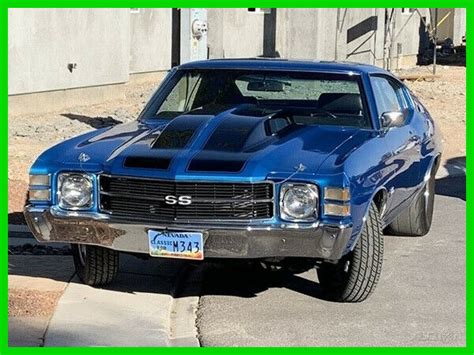 1971 Chevrolet Chevelle Ss American Muscle Classic 454 Auto Street