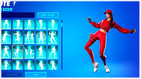 Fortnite Maximum Bounce Emote But Every Second Is A Different Female Character Sync