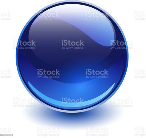 Glass Sphere Blue Stock Illustration Download Image Now Istock