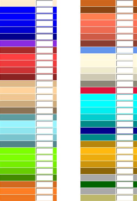 Free Css Color Chart Pdf 119kb 14 Pages Page 3