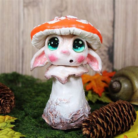 Mushling Mushroom Creature Mushroom Art Doll Mushroom Crafts Easy