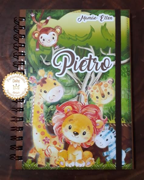 Capa De Caderno Safari
