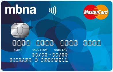The cards you've picked will appear at the bottom of the screen. MBNA Longer-term low-rate credit card