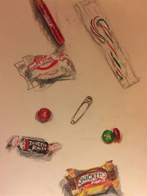 Candy Drawing By Madeline Bedrosian Candy Drawing Drawings Art