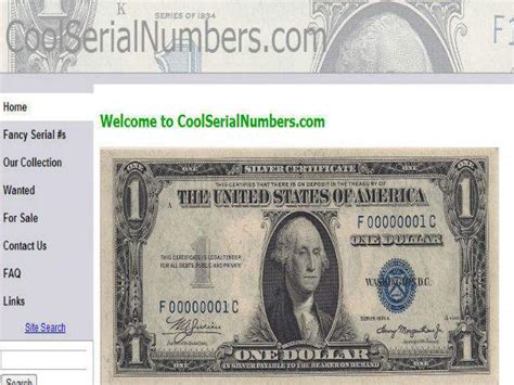 *serial number please enter a valid serial number. Cool Serial Numbers wants to pay cash for your money: your dollar bill could be worth thousands ...