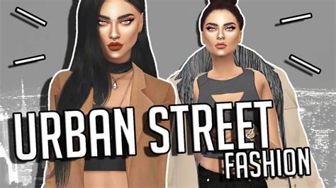 The Sims 4 Urban Street Inspired Create A Sim Youtube